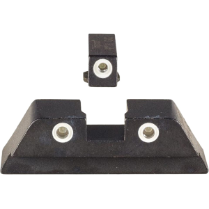 Trijicon Bright & Tough Night Sight Set for Glock 20, 21, 29, 30, 36, 40, and 41 Steel Matte 3-Dot Tritium Green