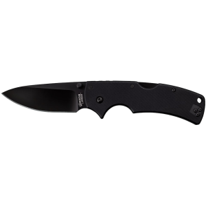 Cold Steel American Lawman Pocket Knife 3.5" Drop Point CPM S35VN DLC Coat Blade G-10 Handle Black