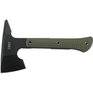 CRKT Jenny Wren Compact Tomahawk 2.59" SK-5 Steel Blade 10" Overall GRN Handle Green