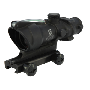 Trijicon ACOG TA31 BAC Rifle Scope 4x 32mm Dual-Illuminated Green Horseshoe Dot 223 Remington Reticle with TA51 Flattop Mount Matte Black