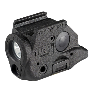 Streamlight TLR-6 Weapon Light with Red Laser for Springfield Hellcat Black