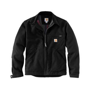 Carhartt Men's Relaxed Fit Detroit Blanket Lined Jacket Black Large Tall