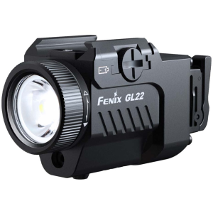 Fenix GL22 Weapon Light with Red Laser for Picatinny Rail Black