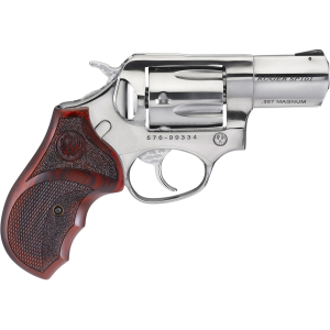 Ruger SP101 Match Champion 357 Magnum Revolver 2.25" Stainless Barrel 5 Round Wood Grip