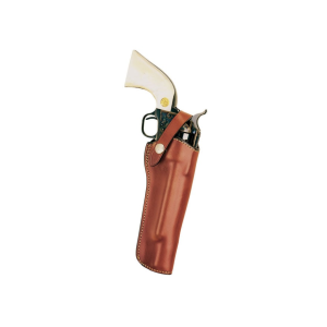 Bianchi 1L Lawman OWB Holster Right Hand Colt Single Action Army, Ruger New Vaquero 7.5" Leather Tan