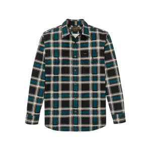 Filson Men's Field Flannel Shirt Brown/Blue Multi Medium - Filson