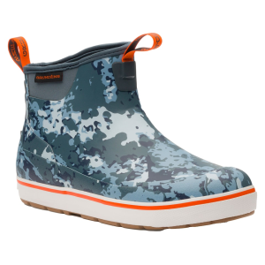Grundens Deck Boss Deck Boots Rubber Flats Camo Storm Men's 12 D - Grundens