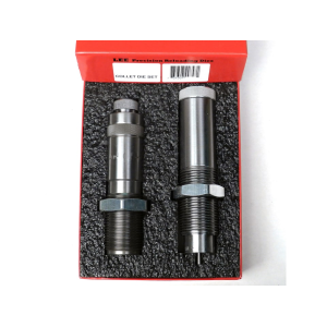 Lee Large Series Collet 338 Lapua Magnum Neck Sizing, Bullet Seating 2 Die Set 1-1/4"-12 Thread