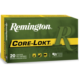 Remington Core-Lokt 338 Remington Ultra Magnum Ammo 250 Grain Jacketed Soft Point Box of 20