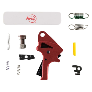 Apex Tactical Flat Faced Forward Set Polymer Trigger Kit for S&W M&P M2.0 Red