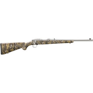 Ruger 77/357 Bolt Action Rifle 357 Magnum 18.5" Stainless Threaded Barrel Stainless Frame Desolve Bare Field Stock