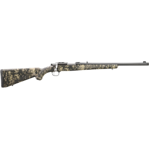 Ruger 77/357 Bolt Action Rifle 357 Magnum 18.5" Blued Threaded Barrel Blued Frame Kryptek Obskura Nox Field Stock