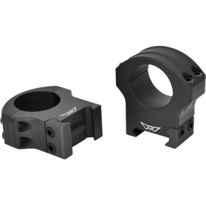 Warne HyperLite Picatinny Rings 34mm Medium Matte Black
