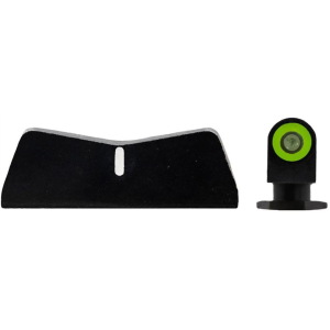 XS DXW2 Night Sight Set for Glock 17, 19, 22, 23, 24, 26, 27, 31, 32, 33, 34, 35, 36, 38 Standard Dot Tritium Front, White Stripe Rear Green