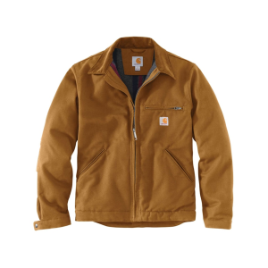 Carhartt Men's Relaxed Fit Detroit Blanket Lined Jacket Carhartt Brown XL