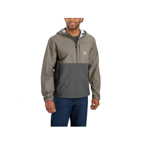 Carhartt Men's Storm Defender Relaxed Fit Lightweight Packable Jacket Desert/Gravel 2XL