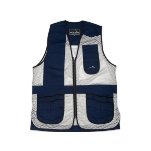 Wild Hare Heatwave Mesh Shooting Vest Right Hand Navy/Silver Large