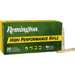Remington High Performance Rifle 375 H&H Magnum Ammo 270 Grain Jacketed Soft Point Box of 20