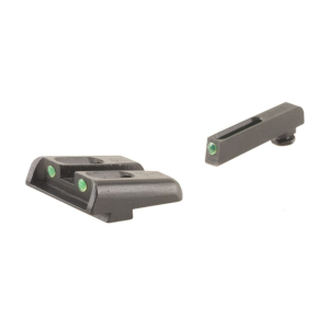 TRUGLO TFO Sight Set for Glock 20, 21, 29, 30, 31, 32, 37, 41 Steel Tritium Fiber Optic Green