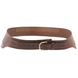 Triple K 111 Conquistador Double Holster Drop-Loop Cartridge Gun Belt 38 Caliber Leather Walnut Oil Large 38" to 43"