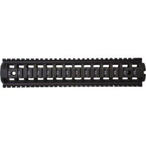 AR-STONER 2-Piece AR-15 Quad Rail Handguard Rifle Length Black