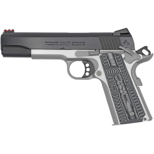 Colt Competition Two Tone 45 ACP Pistol 5" Barrel 8+1 Round Blued Slide Gray Grip Stainless Frame