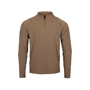 Leupold Men's Covert Pro Quarter Zip Shirt Shadow Brown XL