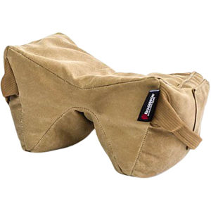 Armageddon Gear Shmedium Mid-Size Game Changer Shooting Rest Bag Waxed Canvas Standard Fill Tan