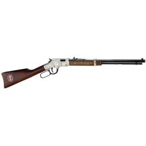 Henry Golden Boy Eagle Scout Lever Action Rifle 22 Long Rifle 20" Blued Barrel Nickel Frame Walnut Straight Grip Stock
