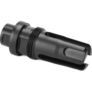 Griffin Armament Taper Mount 2.75" Stealth Flash Hider Suppressor Mount 5.56mm 1/2"-28 Thread Stainless Steel Nitride