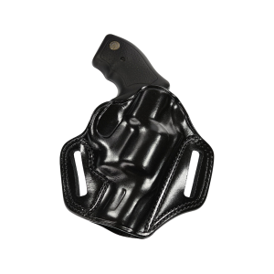 Galco Combat Master OWB Holster Right Hand Colt Python, Ruger GP100, S&W 586, 686 3" Leather Black - Galco