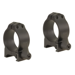 Warne Maxima QD Weaver 30mm Scope Rings Matte Black Low