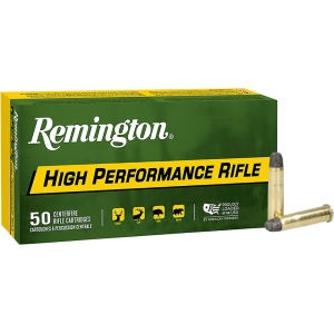 Remington High Performance Rifle 32-20 WCF Ammo 100 Grain Round Nose Box of 50