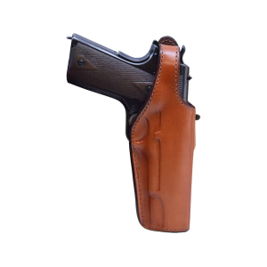 Bianchi 19L Thumbsnap OWB Holster Right Hand 1911 Government Leather Tan
