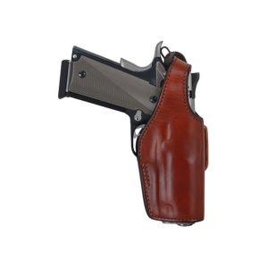Bianchi 19L Thumbsnap OWB Holster Right Hand 1911 Officer Leather Tan