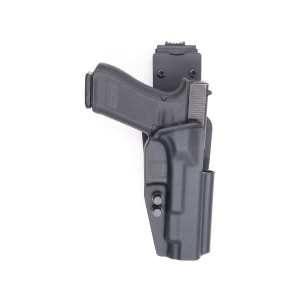 Rounded Competition OWB Holster Right Hand Canik TP9SFX Kydex Black - Rounded