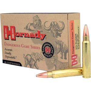 Hornady Dangerous Game Superformance 375 Ruger Ammo 270 Grain Hornady Interlock Jacketed Soft Point Box of 20