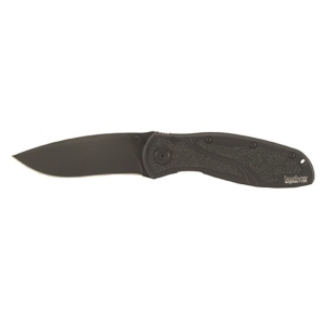 Kershaw Blur Assisted Opening Pocket Knife 3.4" Drop Point Blade Sandvik 14C28N Stainless Steel Tungsten DLC Coated Aluminum Handle Black