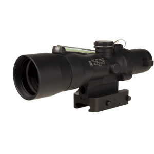 Trijicon ACOG TA33 Compact Rifle Scope 3x 30mm Dual-Illuminated Green Horseshoe/Dot 7.62x39/123gr. Ballistic Reticle Q-LOC Mount Matte Black