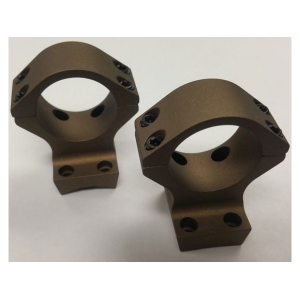 Talley Lightweight 2-Piece Scope Mount 30mm Rings Browning X-Bolt Hell's Canyon Burnt Bronze Medium