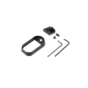 Agency Arms EDC Magwell for Glock 19 Gen 4 with No Back Strap Aluminum Black
