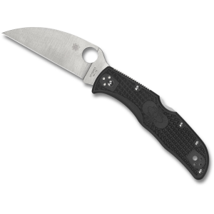 Spyderco Endela Pocket Knife 3.42" Wharncliffe VG-10 Satin Blade Fiberglass Reinforced Nylon (FRN) Handle Black