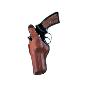 Bianchi 5BHL Thumbsnap OWB Holster Left Hand S&W N Frame 5" Leather Tan
