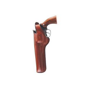 Bianchi 5BHL Thumbsnap OWB Holster Left Hand Colt Anaconda, S&W N-Frame 4" Leather Tan