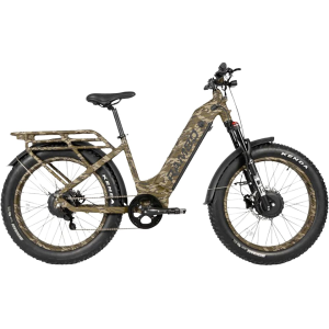Rambo Krusader 3.0 Electric Hunting Bike AWD Dual Motor 500W 15Ah Mossy Oak Original Bottomland