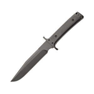Bear & Son C-900-B4-B Fixed Blade Knife 4.875" Clip Point D2 Black Blade G-10 Handle Black