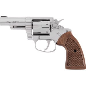 Colt Viper 357 Magnum Revolver 3" Stainless Barrel 6 Round Walnut Grip
