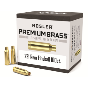 Nosler Premium 221 Remington Fireball Brass Box of 100