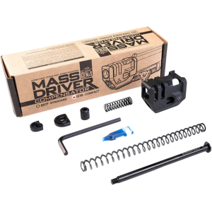 Strike Industries Mass Driver Compensator Compact for Glock 19 Gen 4 Aluminum Black