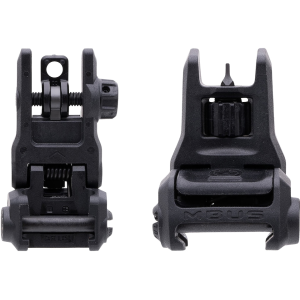 Magpul MBUS Gen 3 Flip-Up Front and Rear Sight Set AR-15 Polymer Black
